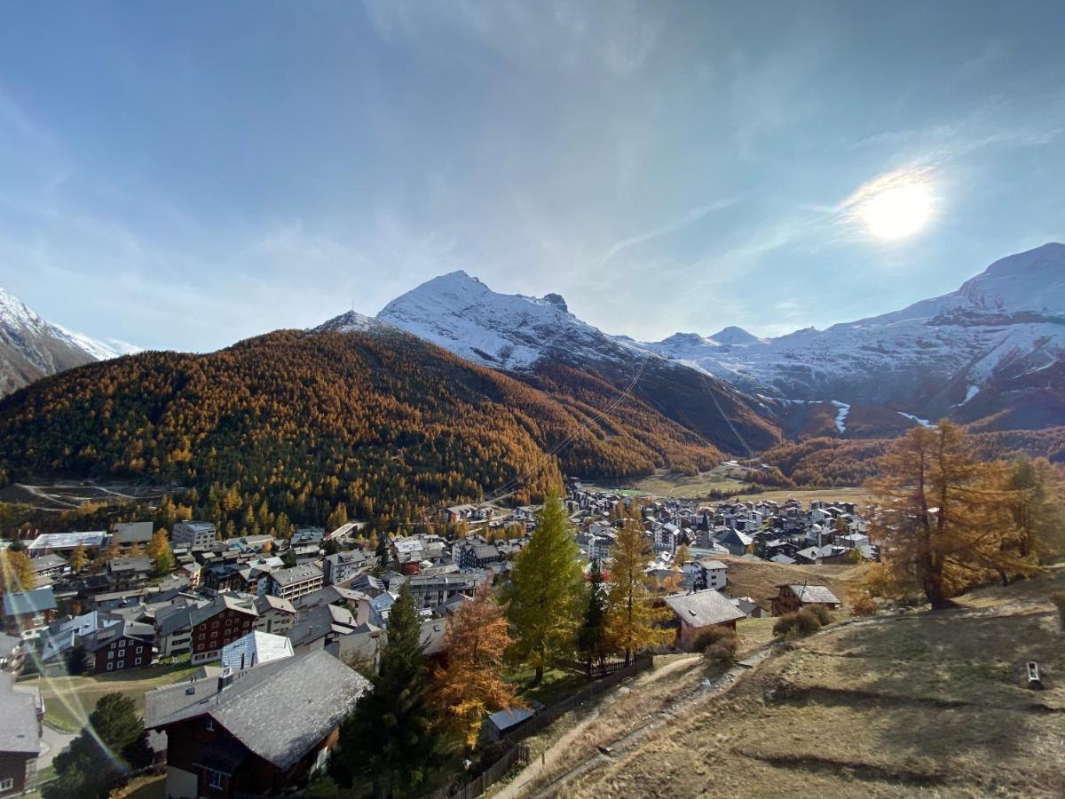 Ferienwohnung Chalet Tannegg Saas-Fee Exterior foto