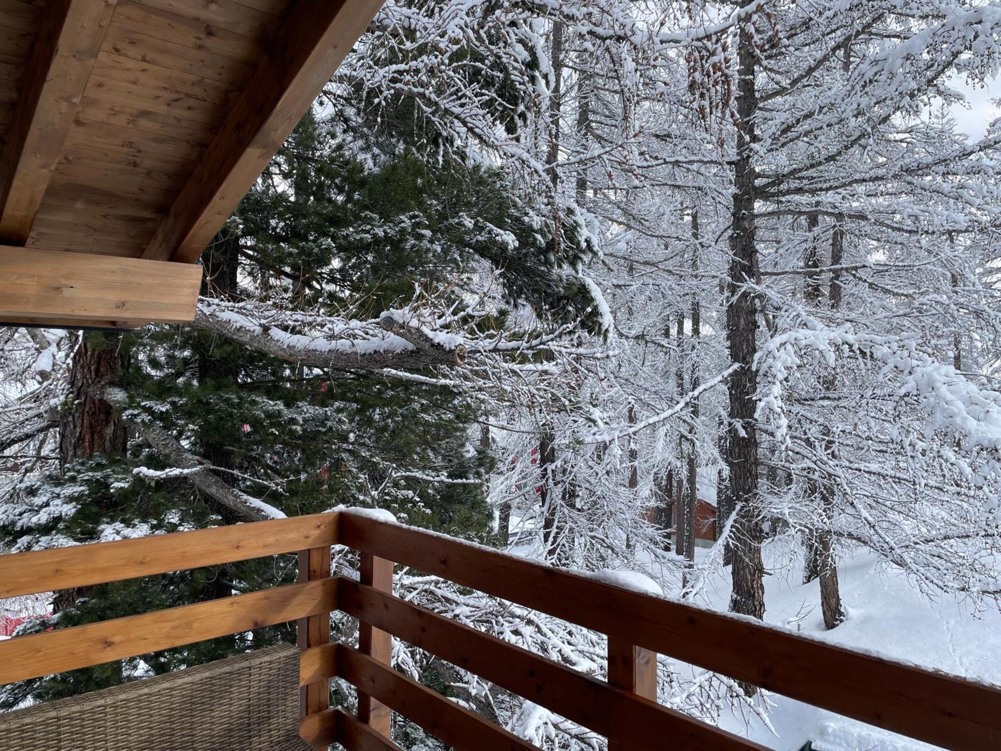 Ferienwohnung Chalet Tannegg Saas-Fee Exterior foto