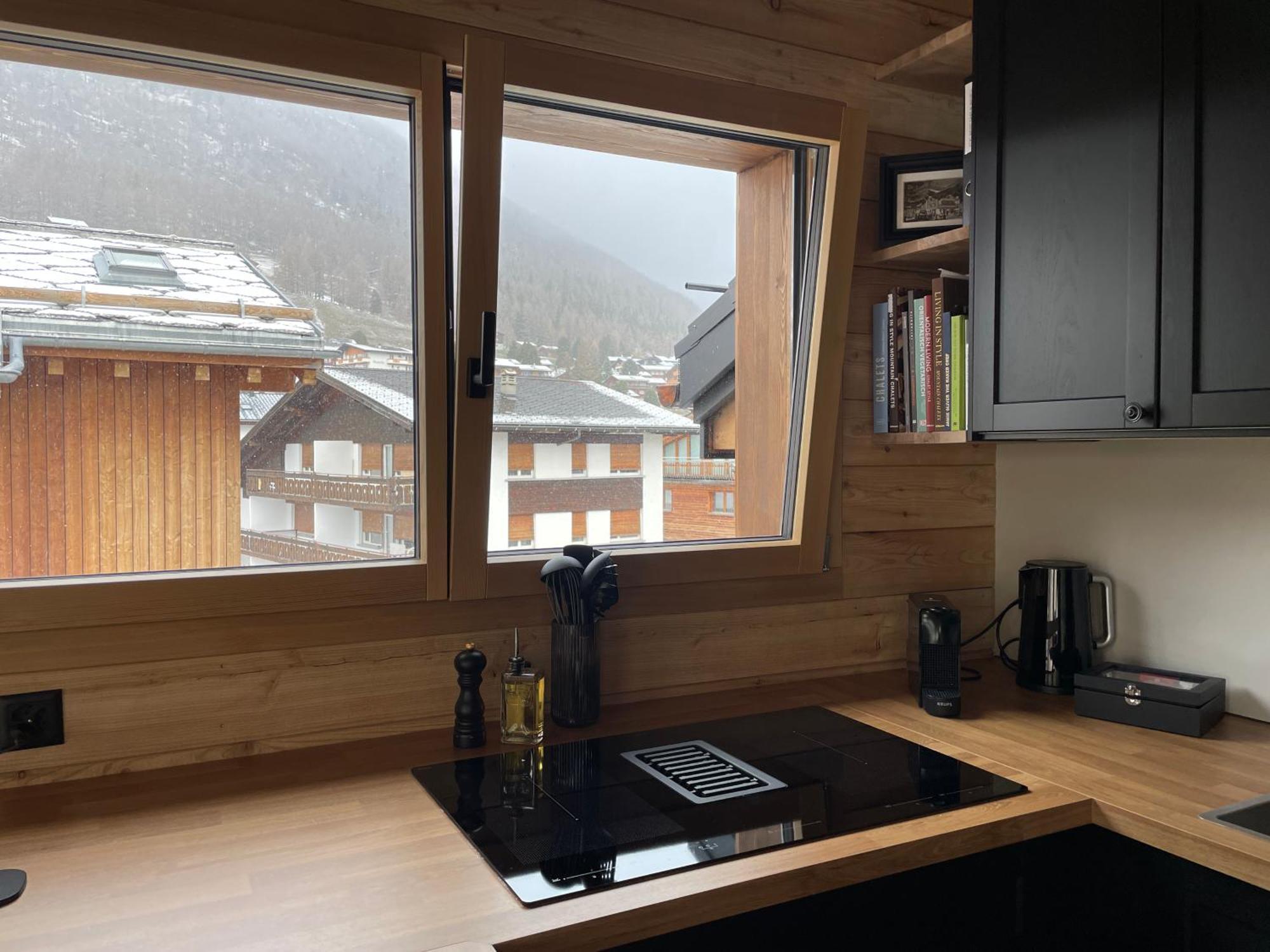 Ferienwohnung Chalet Tannegg Saas-Fee Exterior foto